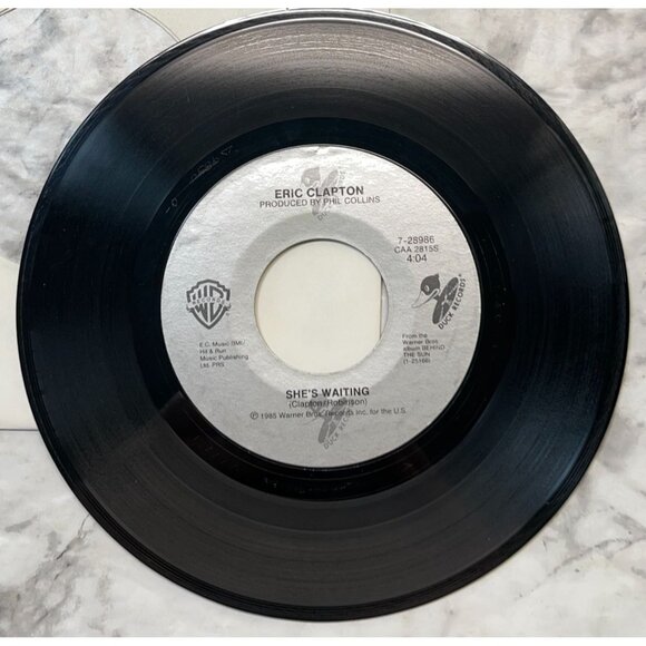 Eric Clapton See What Love Can Do / Shes Waiting 45 Classic Rock 80s Vinyl - Picture 4 of 6